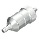 Aluminum Reusable Universal Motorcycle Fuel Filter Petrol Gas Gasoline Liquid