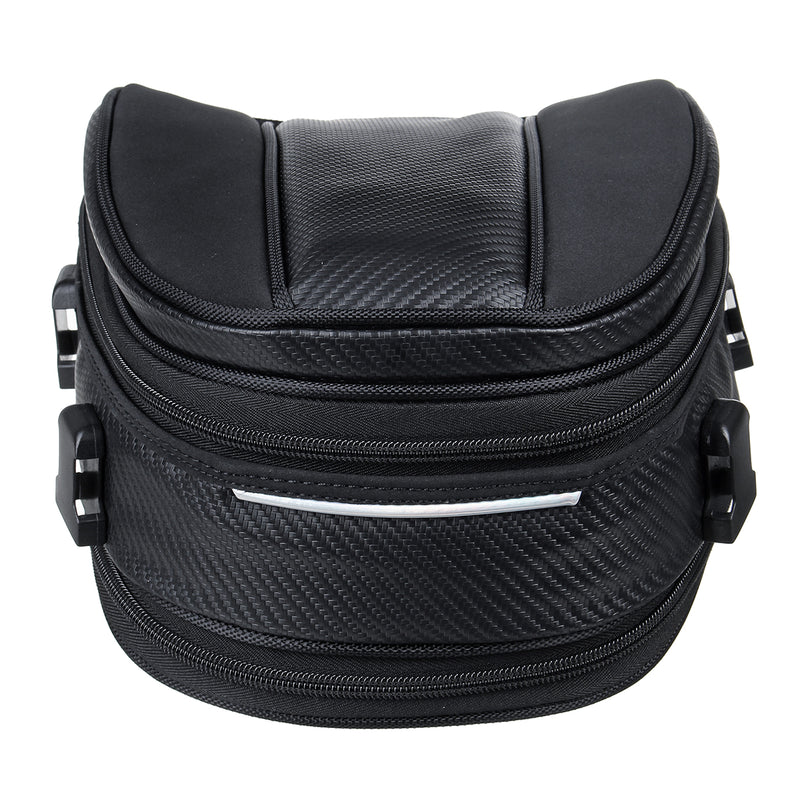 Waterproof Motorcycle Motorbike Reflective Rear Seat Saddlebags Helmet Luggage Storage Bag