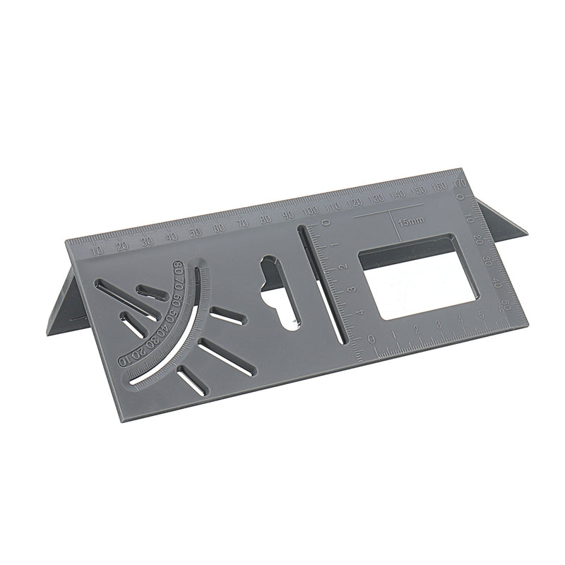 ABS Plastic Woodworking 0-170mm T Ruler 45 90 Degree Angle Ruler Multifunctional Marking Protractor Gauge Measuring Tools