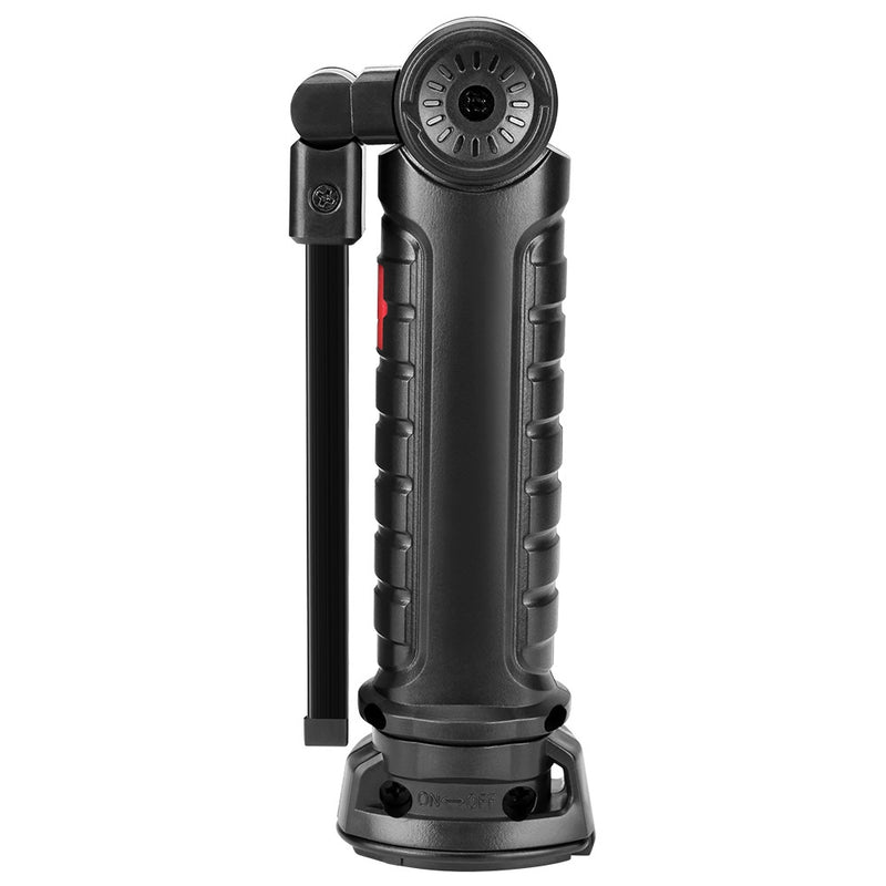 Portable LED COB Inspection Work Light Battery Powered Magnet Foldable Camping Flashlight Torch Lamp