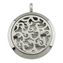 Stainless Steel Locket Necklace Perfume Aromatherapy Essential Oil Aroma Diffuser