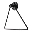 Wall Mounted Towel Holder Triangle Metal Bathroom Kitchen Hand Towel Rack
