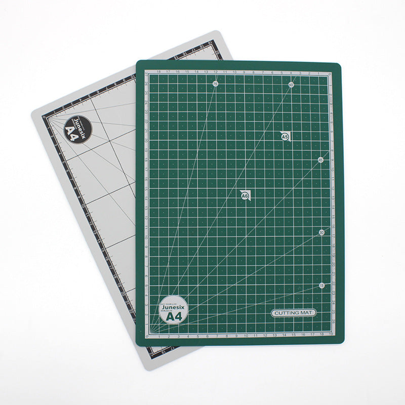 Junesix A4 Grid Self Healing Cutting Mat Durable PVC Craft Card Fabric Leather Paper Cutting Board Patchwork Tools
