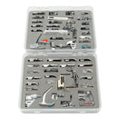 52Pcs Domestic Sewing Machine Tools Accessories Foot Presser Feet Kit For Singer Brother Janome