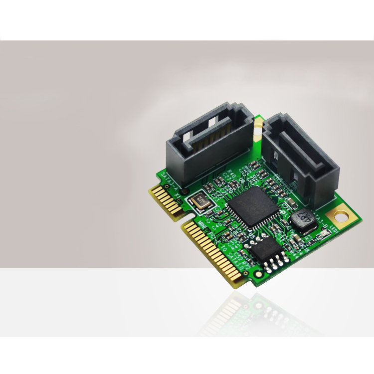 SSU MINI PCI-E to SATA3 Mini Expansion Card 6Gbps SSD Hard Disk Interface for Windows XP Vista 7 8