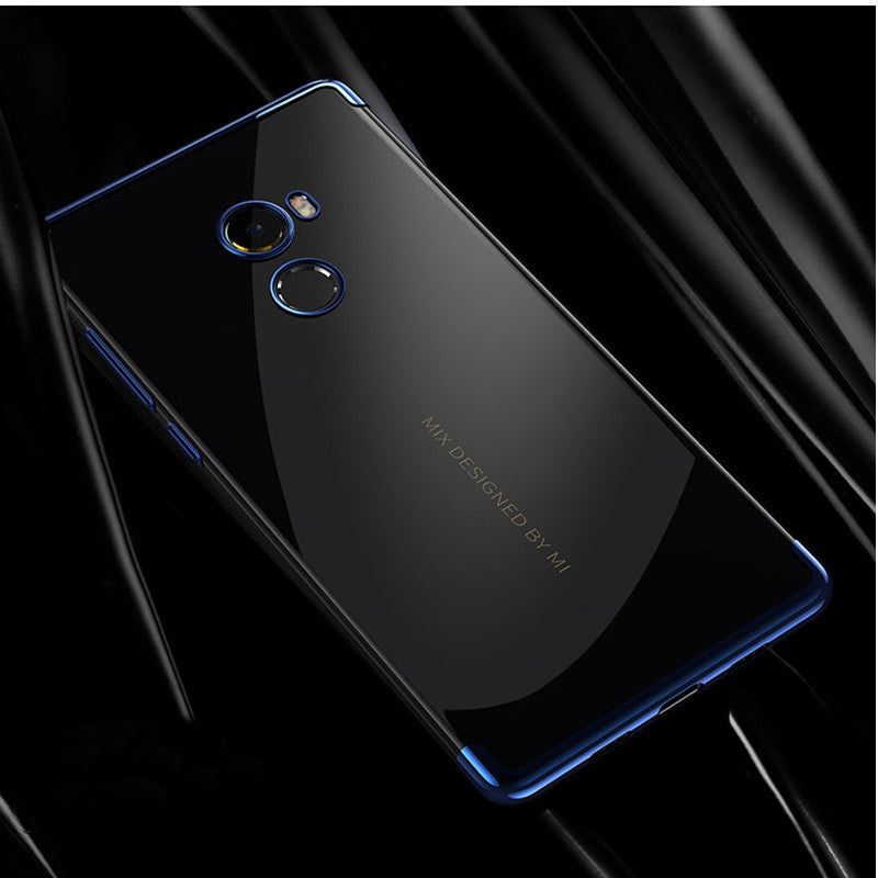 Bakeey Luxury Ultra-Thin Plating Soft TPU Protective Back Cover Case For Xiaomi Mi MIX 2
