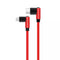 WIZ 3A 18W PD Type C to Lightning MFI Double Elbow Fast Charging Data Cable From Xiaomi System For iPhone XS 11Pro Huawei P30 Pro Mate 30 5G  iPadPro iPadAir Mini 2019