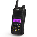 KSUN KS-UV1D Waterproof IP55 Walkie Talkie 8W 136-174MHz 220-240MHz 400-480MHz Two Way Radio Dual Band HF Transceiver