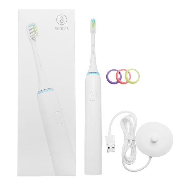Soocas X1 Clean Sonic Electric Toothbrush 3 Brush Modes White Wireless USB Charging