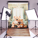 3x5ft Bear Vinyl Photography Backdrop Background Studio Baby Child Photo Props