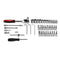 46pcs Assorted Socket Set Ratchet Tools Kit Torque Wrench Sets Maintenance W/ Box