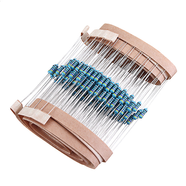 200pcs 1/4W 470 ohm Resistor +/- 1% ROHS1/4w 470R ohm Metal Film Resistors / 0.25W Watt Color Ring Resistance Carbon Film