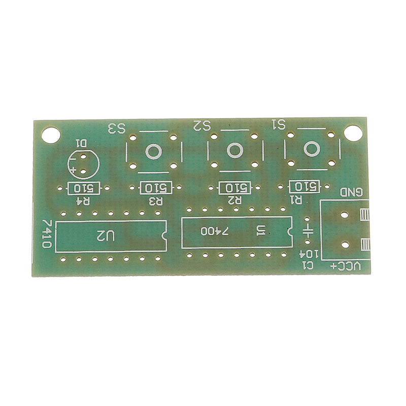 3pcs DIY Three Person Voter Module Kit DIY Electronic Production Kit 74HC00+74HC10