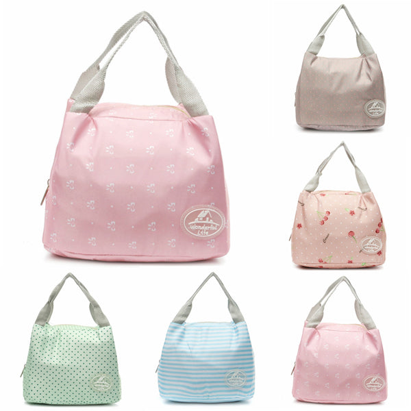Portable Insulated Lunch Box Storage Bag Travel Picnic Food Container Carry Totes
