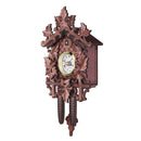 Maple Leaf Black Forest Home Cafe Art Chic Swing Vintage Cuckoo Wall Clock