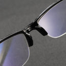 Finished Coating Myopia Glasses Clear Optical Half-rim Nearsighted Glasses -100 To -400