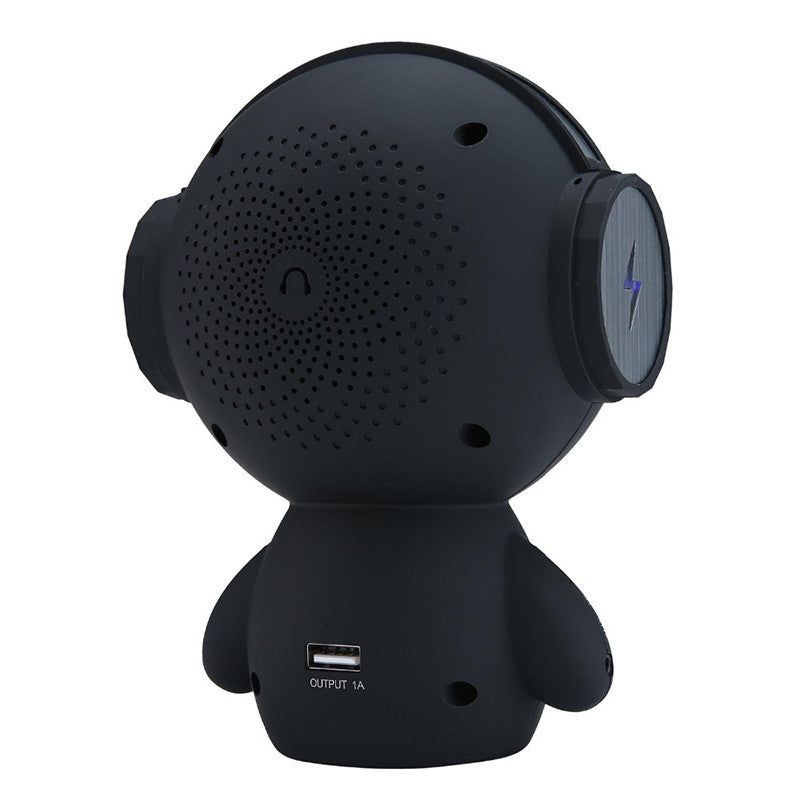 Bakeey Robot Portable Stereo Noise Cancelling Power Bank TF Card Wireless bluetooth Speaker with Mic