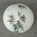 35CM Chinese Bamboo Round Paper Lantern Lampshade Oriental Home Decoration