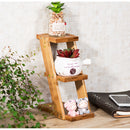 Flower Pot Plant Stand Rack Bamboo Shelf Garden Indoor Outdoor Patio Decorations