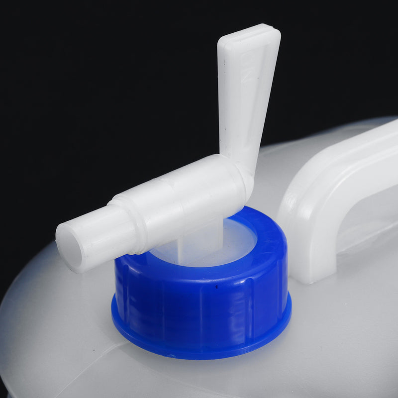 3-15L Transparent Collapsible Water Bucket PE Plastic Travelling Camping Pump