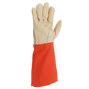 Fireproof Work Gloves Durable Cow Leather Anti-Heat Flame Retardant Safety Gloves