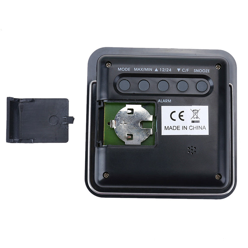 TS-S66 Digital Thermometer Hygrometer 0--60 Electronic Thermometer With Calendar And Alarm Clock Function