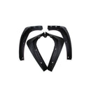 4PCS Car Front and Rear Mud Flaps Black Plastic Mudguards for BMW X3 F25 2011-2016