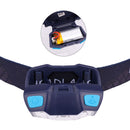 XANES 2903 650LM XPE+2* LED 5 Modes Headlamp 950mAh Battery USB Interface Motion Sensor LED Headlamp