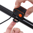 XANES 1200LM 2xT6 LED 4-Mode Waterproof Bike Light Temperature Control Power Display No Batt