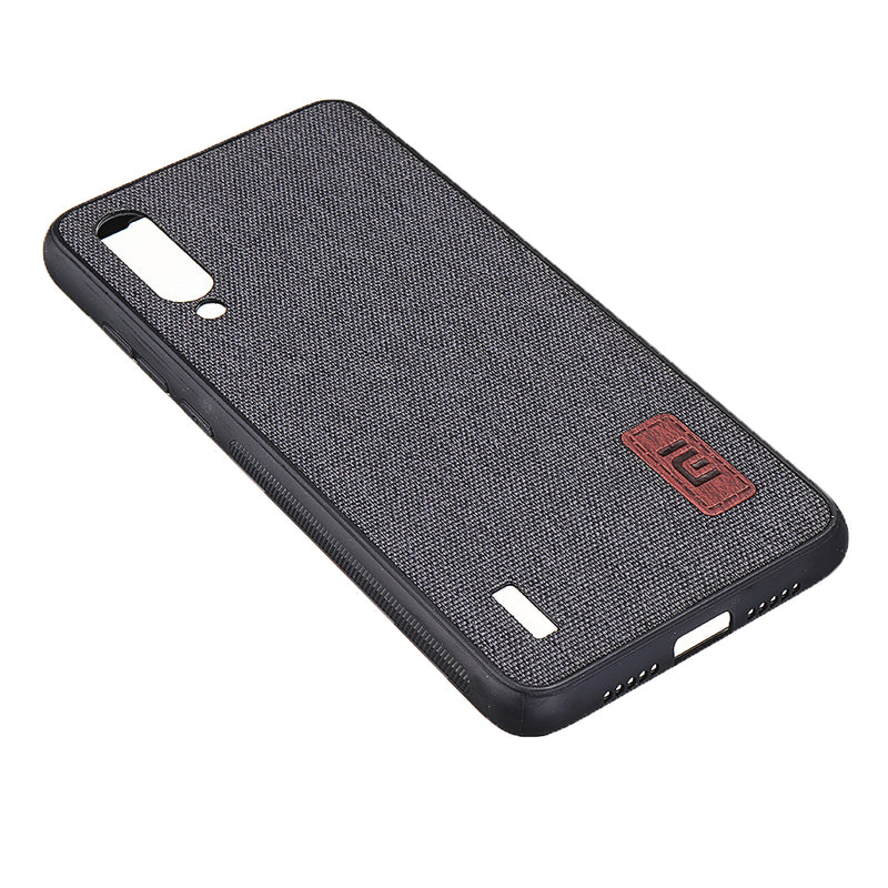 Bakeey Luxury Fabric Splice Soft Silicone Edge Shockproof Protective Case For Xiaomi Mi9 Mi 9 Lite / Xiaomi Mi CC9