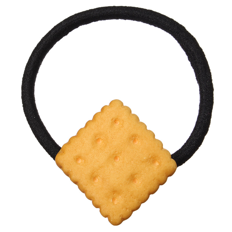 Cute Simulated Biscuit Hair Ring Band Star Heart Circular Geometric Kid's Jewelry