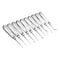 10Pcs Stainless Steel Dental Root Elevator Autoclavable for Dentist Tooth Extraction Dentel Tools kit