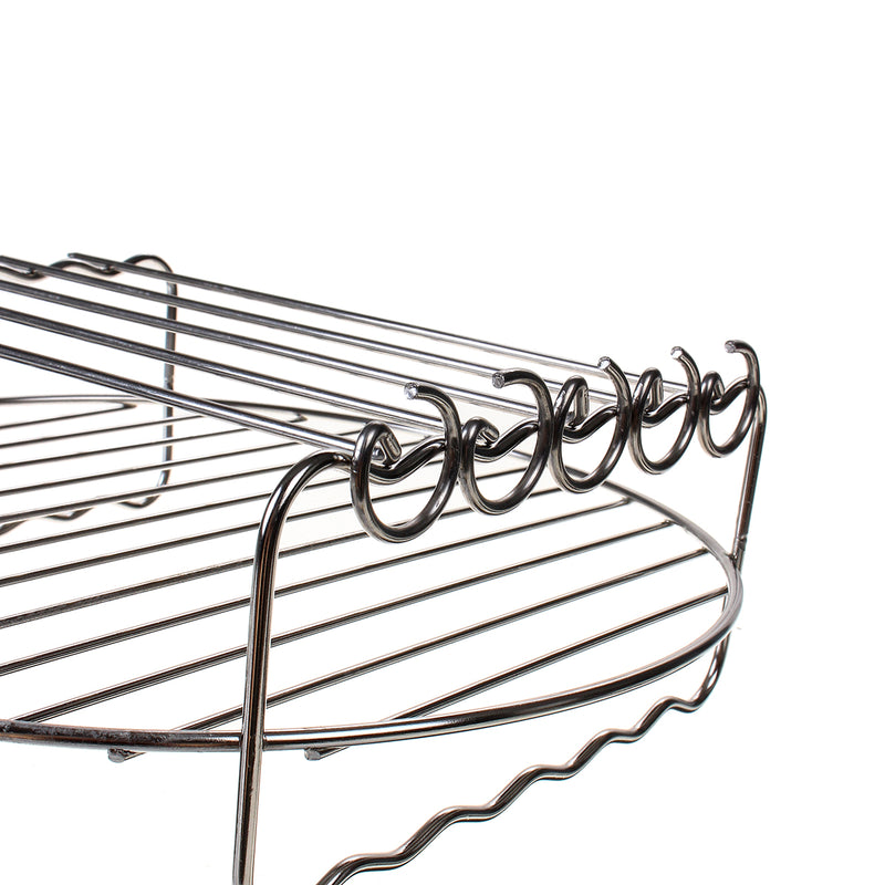 8pcs 9 Inch Non-stick Air Fryer Accessories Cake Pizza BBQ Roast Barbecue Baking Pan