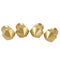 4Pcs MK10 1.75mm/0.4mm Brass M7 Thread Extruder Hotend Nozzle for 3D Printer