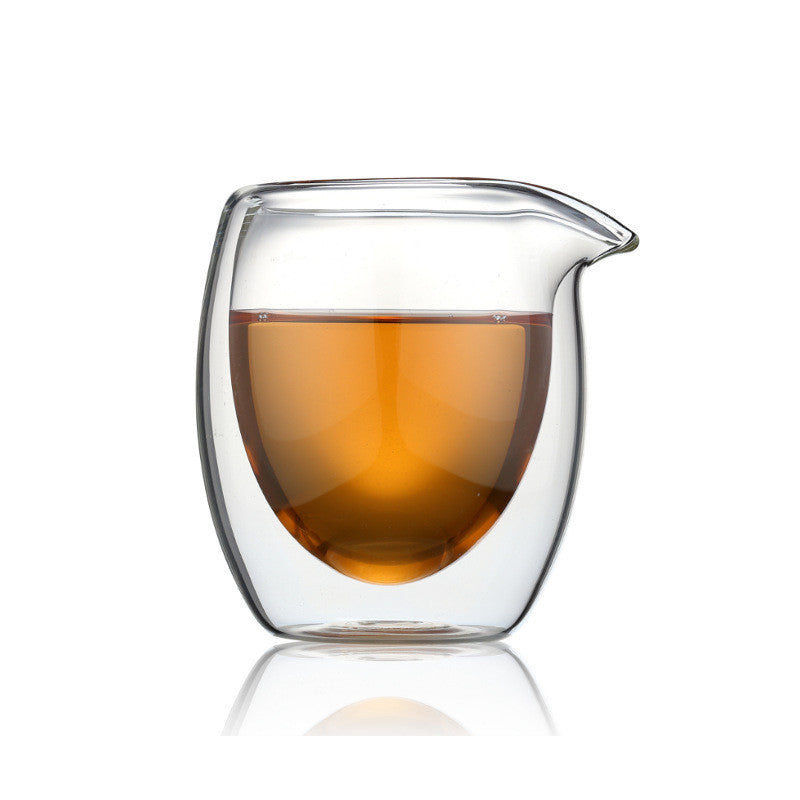 200ml Heat-Resisting Clear Double Wall Layer Glass Tea Cup Transparent Coffee Cup