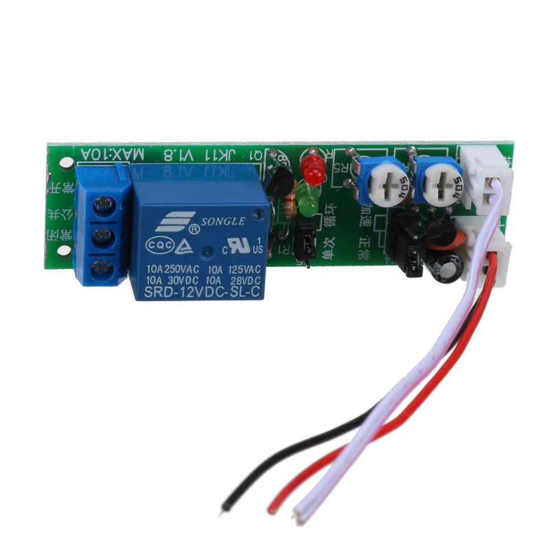 JK11-PB Time Delay Relay Module 0-100S Adjustable Delay 0.5S Open for Computer Automatic Start