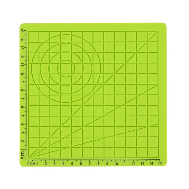 3D Printing Pen Silicone Design Mat with Basic Template + 2pcs Insulation Silicone Finger Caps