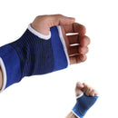 Multifunctional Fitness Palms Professional Knitted Pearl Blue Cotton Yarn Care Palm Gloves