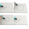 D-Type White Silicone Design Mat with Basic Template + Insulation Silicone Finger Caps Kit 3D Printing Pen Drawing Tools