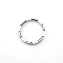 Stainless Steel Bezel For Astrolux FT03 / Astrolux FT02 DIY Flashlight Tactical Head