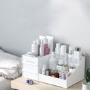 Plastic Desktop Makeup Cosmetic Organizer Cosmetic Storage Box Stationery Pen Holder Home Decorations