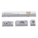 Five-sided Dyesub PBT OEM Profile Yellow Dog Space Bar 6.25u Novelty Keycap + ESC Enter Keycaps