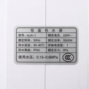 3500W Electric Instant Thermostatic Heater Smart Mini IPX4 Waterproof LCD Water Heater