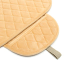 Plush Car Front Seat Cushion Covers Breathable Chair Protector Seat Pad Mat with Storage Bag