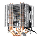 Aurora Colorful Backlit 3 Pin Single Fan 4 Copper Tube Dual Tower CPU Cooling Fan Cooler Heatsink for Intel AMD
