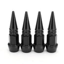 4pcs Tire Dustproof Wheel Stem Valve Caps Aluminum Car Auto Bike Spike Shape