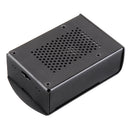 Aluminum Alloy Metal Case Turtle Body Outer Casing with Wall Mount Bracket for Raspberry Pi 4