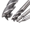 3/4 3/8 3/16 3/32 Inch Imperial Milling Cutter High Speed Steel CNC Cutter Spiral End Mill