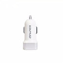Awei Metal Dual USB Quick Car Charger 5V 2.4A For iPhone SE/6S/6S Plus/6/6 Plus/Galaxy S7 Ipad