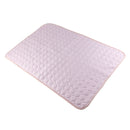 Pink Dog Pet Cat Cooling Mat Summer Cool Bed Pad Cushion Heat Relief Net Cotton Pet Carpet